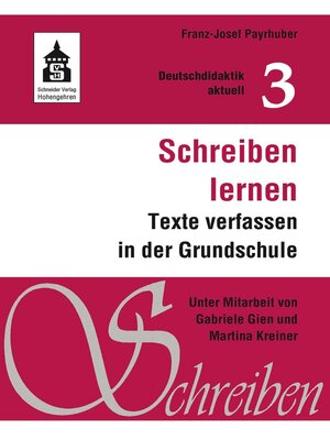 cover image of Schreiben lernen